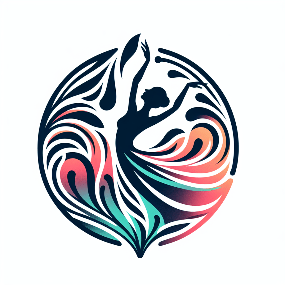 Un logo para el sitio web "Alexander Teutscher", dedicado a la danza y la dirección de ballet, que refleje la elegancia y la pasión del arte del movimiento en un diseño sofisticado y artístico, capturando la esencia de la enseñanza y la perfección en la danza.