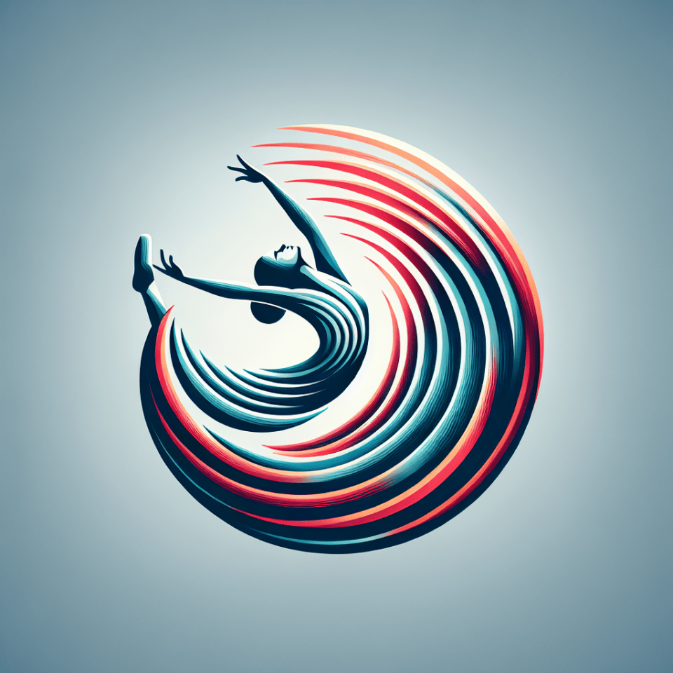 Un logo para el sitio web "Alexander Teutscher", dedicado a la danza y la dirección de ballet, que refleje la elegancia y la pasión del arte del movimiento en un diseño sofisticado y artístico, capturando la esencia de la enseñanza y la perfección en la danza.